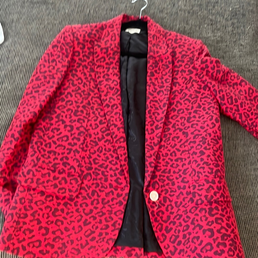 Red Leo Blazer